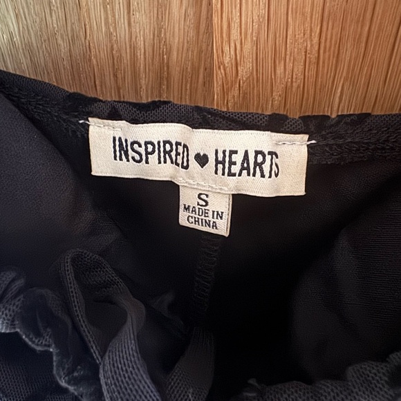 Inspired Hearts Black velvet Dress - Picture 2 of 3